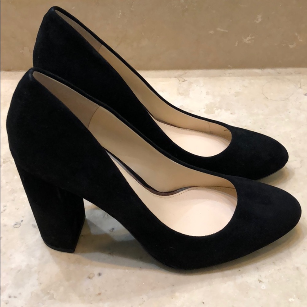 Black suede Jessica Simpson heels